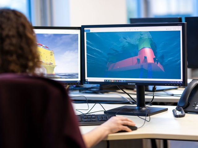 Engineering concept design floating offshore substation Engineering concept design floating offshore substation