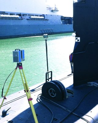 Nevesbu 3D laser scanning submarines as-is situation
