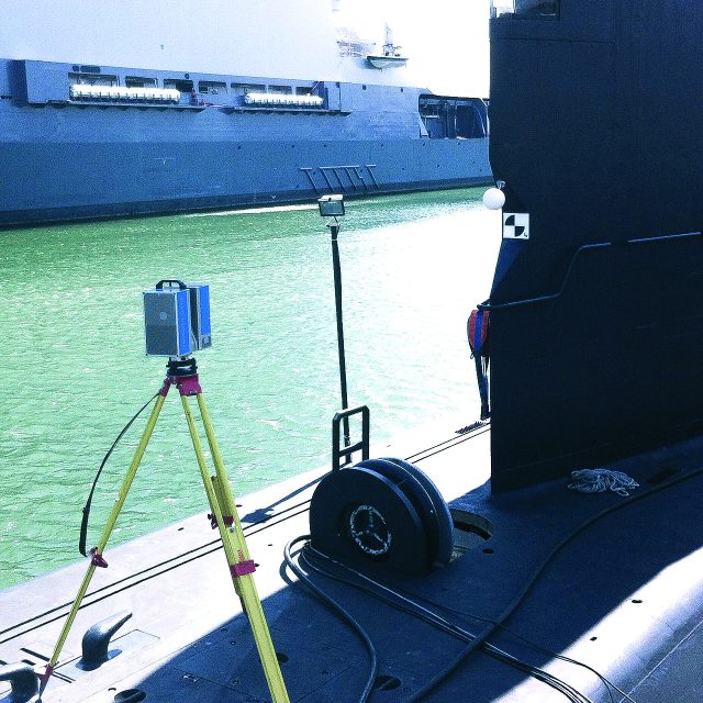 Nevesbu 3D laser scanning submarines as-is situation Nevesbu 3D laser scanning submarines as-is situation