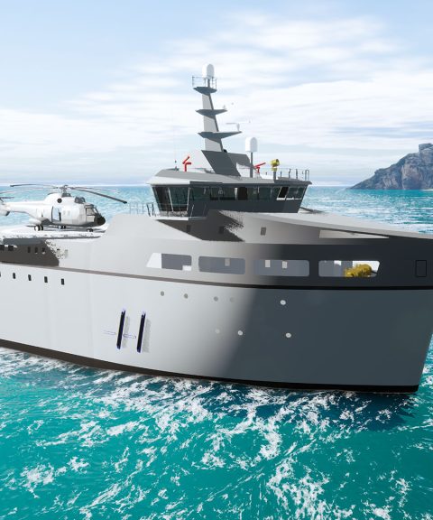 Concept design submarine rescue vessel Concept design submarine rescue vessel