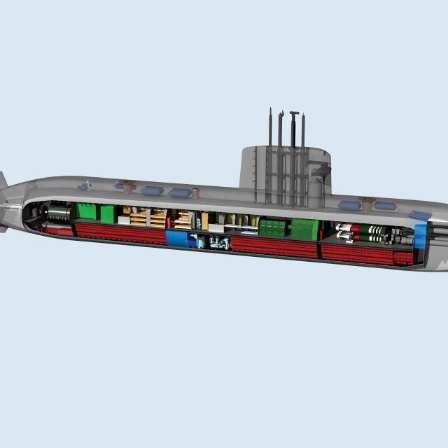 Concept design electric submarine Concept design electric submarine