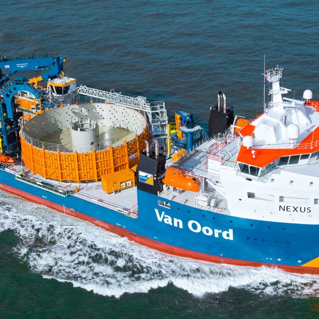Engineering support Nexus cable laying vessel