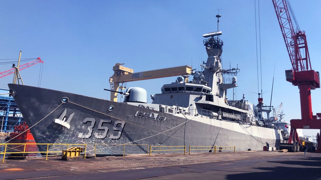 Construction support modernisation KRI Usman Harun mission system modernisation